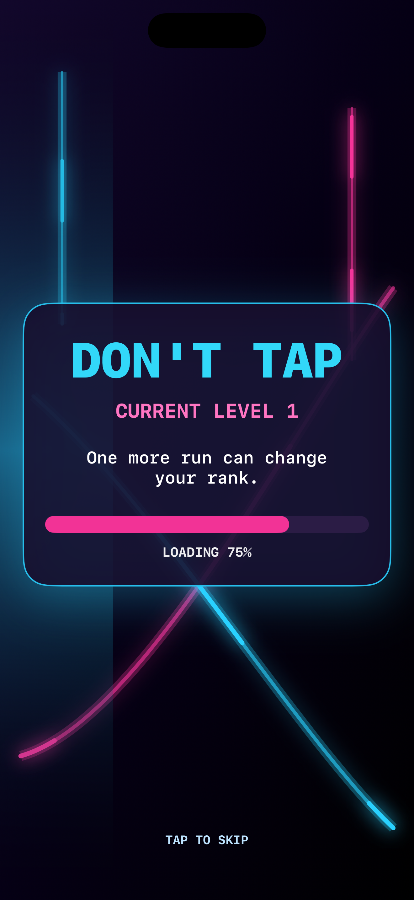 Don't Tap gameplay screen 2