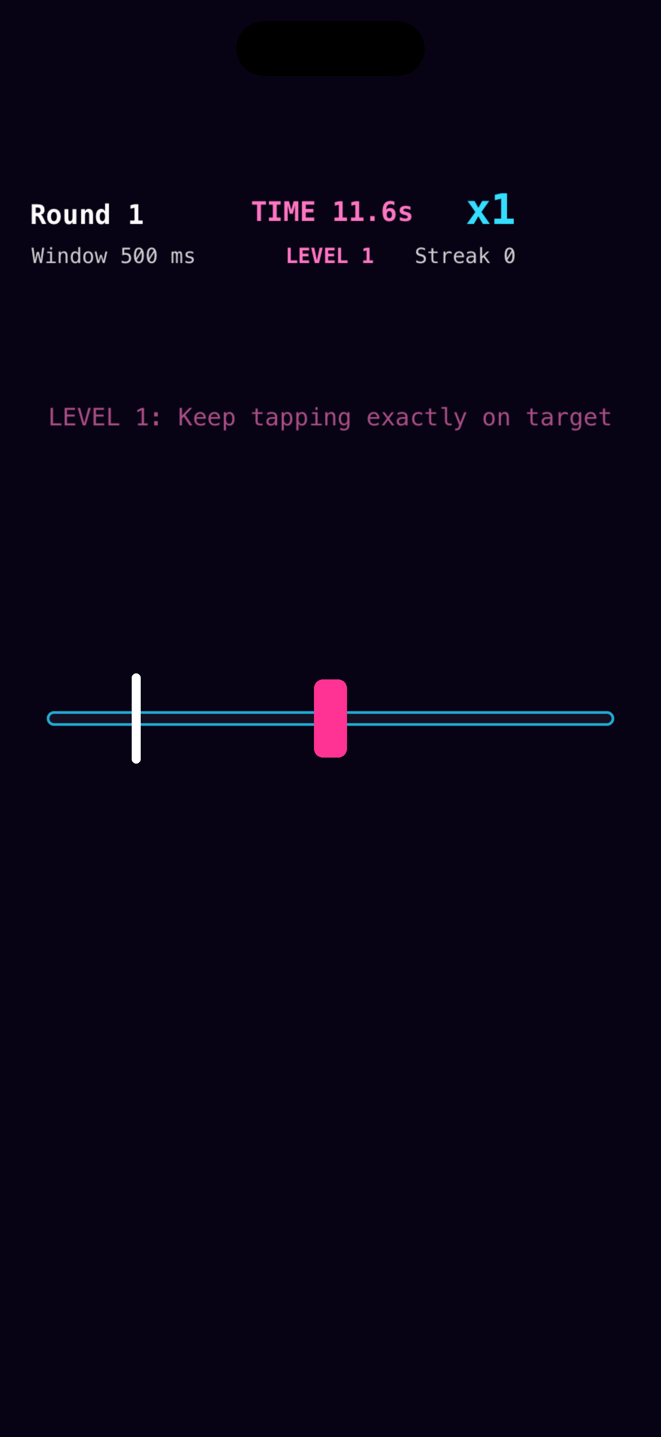 Don't Tap overlay screen 2